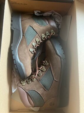 Brown Hiking Boots with Lug Sole